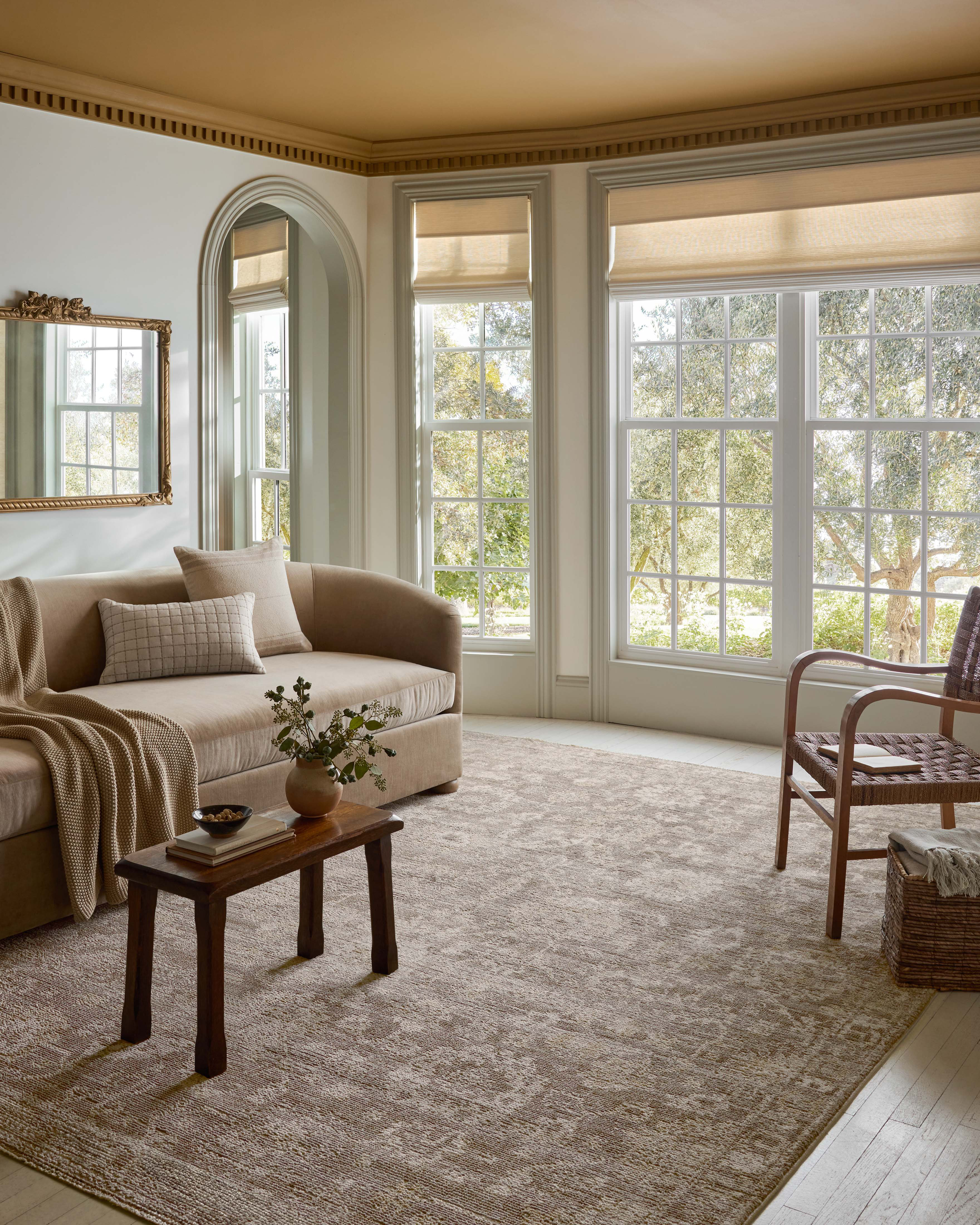 Magnolia Home by Joanna Gaines x Loloi Pace Taupe / Wheat Area Rug